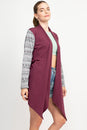 Load image into Gallery viewer, Tribal Vibes Organic Cotton Waterfall Cardigan