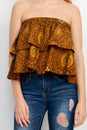 Load image into Gallery viewer, Aloha Bali Strapless Crop