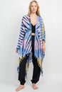 Load image into Gallery viewer, Diamond Tie Dye Kimono
