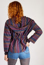 Load image into Gallery viewer, Striped Cotton Hoodie Jacket