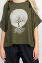 Load image into Gallery viewer, Lunar Tree of Life Oversize Soft Sweater