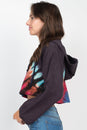 Load image into Gallery viewer, Tie-Dye Cropped Hoodie Jacket