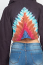 Load image into Gallery viewer, Tie-Dye Cropped Hoodie Jacket