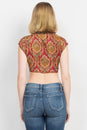 Load image into Gallery viewer, Tie Front Cap Sleeve Top