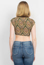 Load image into Gallery viewer, Tie Front Cap Sleeve Top