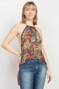 Load image into Gallery viewer, Flowy Backless Halter Top