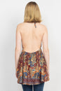 Load image into Gallery viewer, Flowy Backless Halter Top