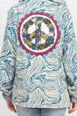 Load image into Gallery viewer, Psychedelic Mushroom Half Button Hoodie