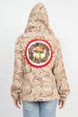 Load image into Gallery viewer, Psychedelic Mushroom Half Button Hoodie