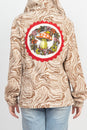 Load image into Gallery viewer, Psychedelic Mushroom Half Button Hoodie