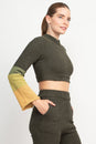 Load image into Gallery viewer, Cozy Obmbre Knit Crop Sweater