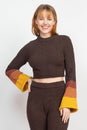 Load image into Gallery viewer, Cozy Obmbre Knit Crop Sweater