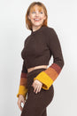 Load image into Gallery viewer, Cozy Obmbre Knit Crop Sweater