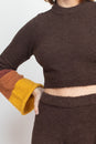 Load image into Gallery viewer, Cozy Obmbre Knit Crop Sweater