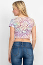Load image into Gallery viewer, Psychedelic Mushroom Crop Top