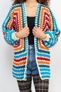 Load image into Gallery viewer, Fiesta Crocheted Cardigan