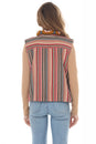 Load image into Gallery viewer, Crochet Mandala Fleece Lined Vest