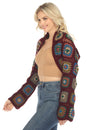 Load image into Gallery viewer, Granny Square Crochet Bolero