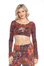 Load image into Gallery viewer, Block Printed Tiedye Crop Top
