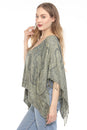 Load image into Gallery viewer, Lotus Paisley Fringe Shawl Top