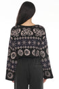 Load image into Gallery viewer, Fair Isle Celestial Crop Cardigan