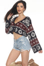 Load image into Gallery viewer, Fair Isle Celestial Crop Cardigan