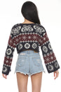 Load image into Gallery viewer, Fair Isle Celestial Crop Cardigan