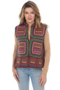 Load image into Gallery viewer, Geo Patchwork Crochet Wool Vest