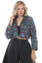 Load image into Gallery viewer, Cropped Tiedye Crochet Granny Hoodie