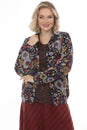 Load image into Gallery viewer, Floral Velvet Quilted Jacket