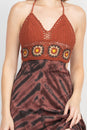 Load image into Gallery viewer, Crochet Tiedye Maxi Dress
