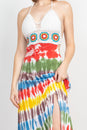 Load image into Gallery viewer, Crochet Tiedye Maxi Dress