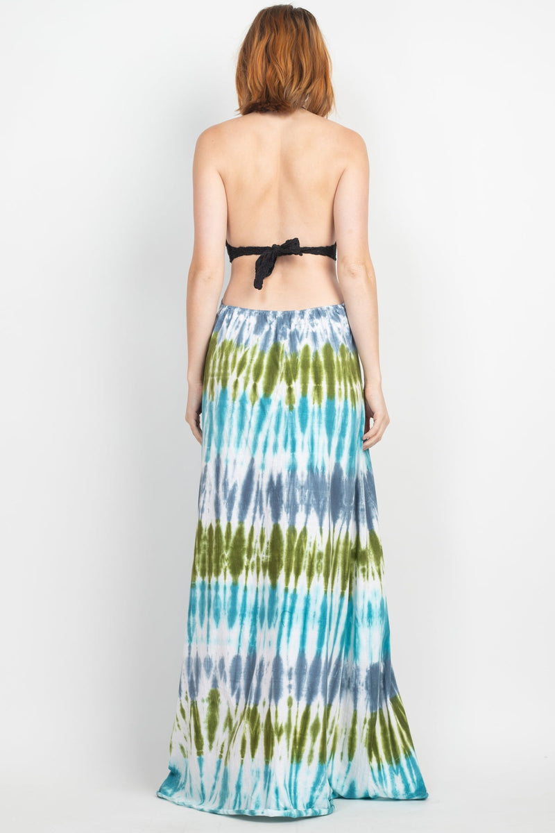 Crochet Tiedye Maxi Dress