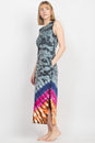 Load image into Gallery viewer, Sleeveless Tie-dye Midi Dress