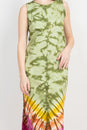 Load image into Gallery viewer, Sleeveless Tie-dye Midi Dress
