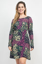 Load image into Gallery viewer, Mushroom Patchwork Skater Dress
