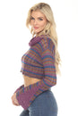 Load image into Gallery viewer, Lacy Knit Cowl Sweater