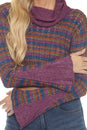 Load image into Gallery viewer, Lacy Knit Cowl Sweater