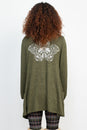 Load image into Gallery viewer, Floral Moth Long Button Cardigan
