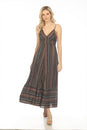 Load image into Gallery viewer, Striped Bustier Maxi Dress
