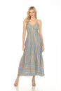 Load image into Gallery viewer, Striped Bustier Maxi Dress