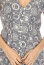 Load image into Gallery viewer, Button Through Celestial Dress