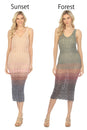 Load image into Gallery viewer, Gradient Knit Maxi Dress