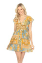 Load image into Gallery viewer, Tropical Patchwork Smock Dress