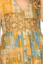 Load image into Gallery viewer, Tropical Patchwork Smock Dress
