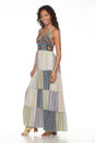 Load image into Gallery viewer, Patchwork Crochet Maxi Dress