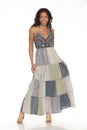 Load image into Gallery viewer, Patchwork Crochet Maxi Dress