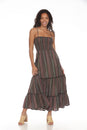 Load image into Gallery viewer, Smocking Tiered Maxi Dress