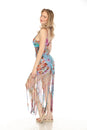 Load image into Gallery viewer, Tiedye Super Fringe Maxi Dress