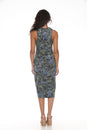 Load image into Gallery viewer, Butterfly High Slit Midi Dress